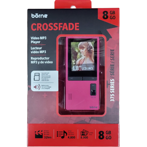 Borne MP375-8PN Crossfade Video MP3 8GB