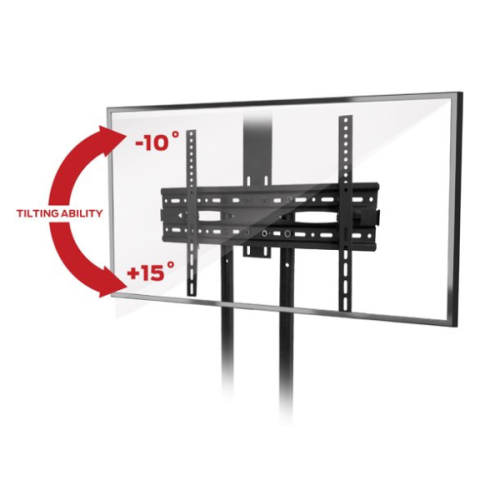 Rolling TV Stand - Tilt Motion 32"-80"