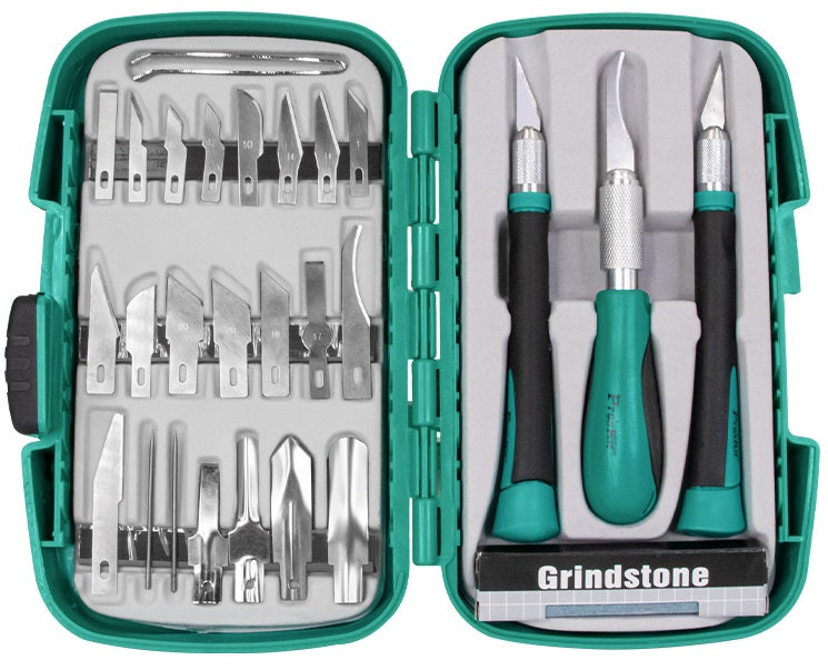 Pro'sKit 30PCS Deluxe Hobby Knife Kit