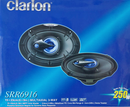 Clarion 6" × 9" MULTIAXIAL 3-WAY SPEAKER