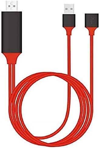 HDMI Cable for Phone to TV, HDMI Cable Compatible with All iPhone iPad