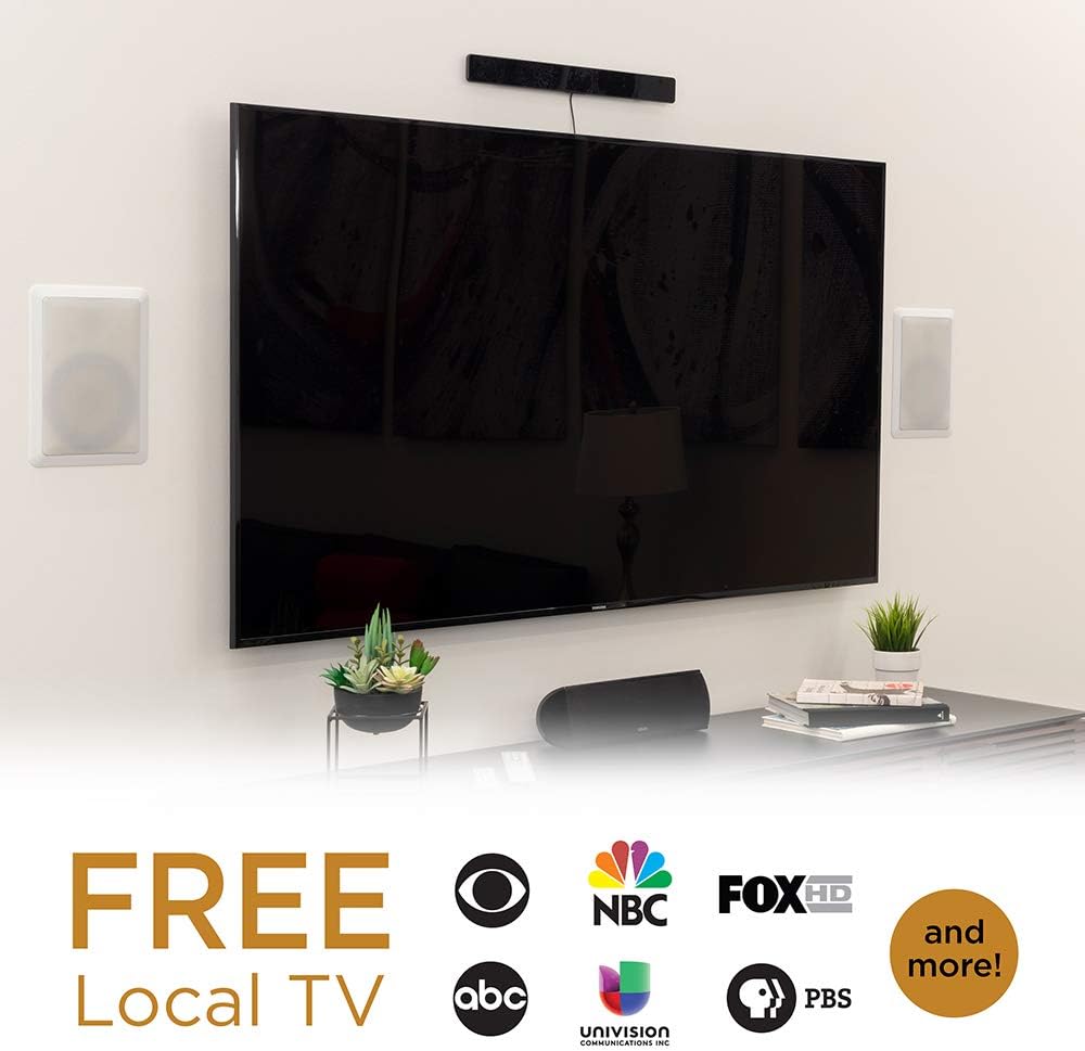 GE Ultra Pro TV Antenna, Newest 2020 Amplified Bar Design, Long Range 47331