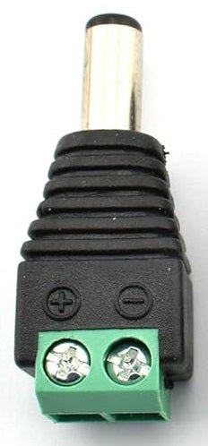 100PK D'ADAPTATEUR D'ALIMENTATION CC MÂLE 2.1