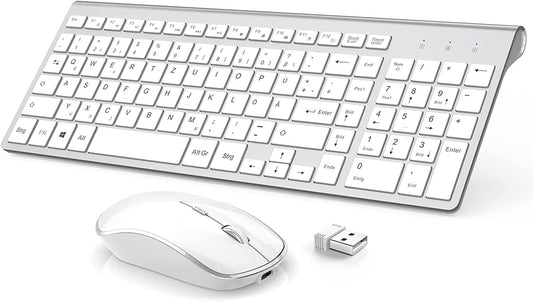 Ultra-Slim Wireless Keyboard and Mouse Combo