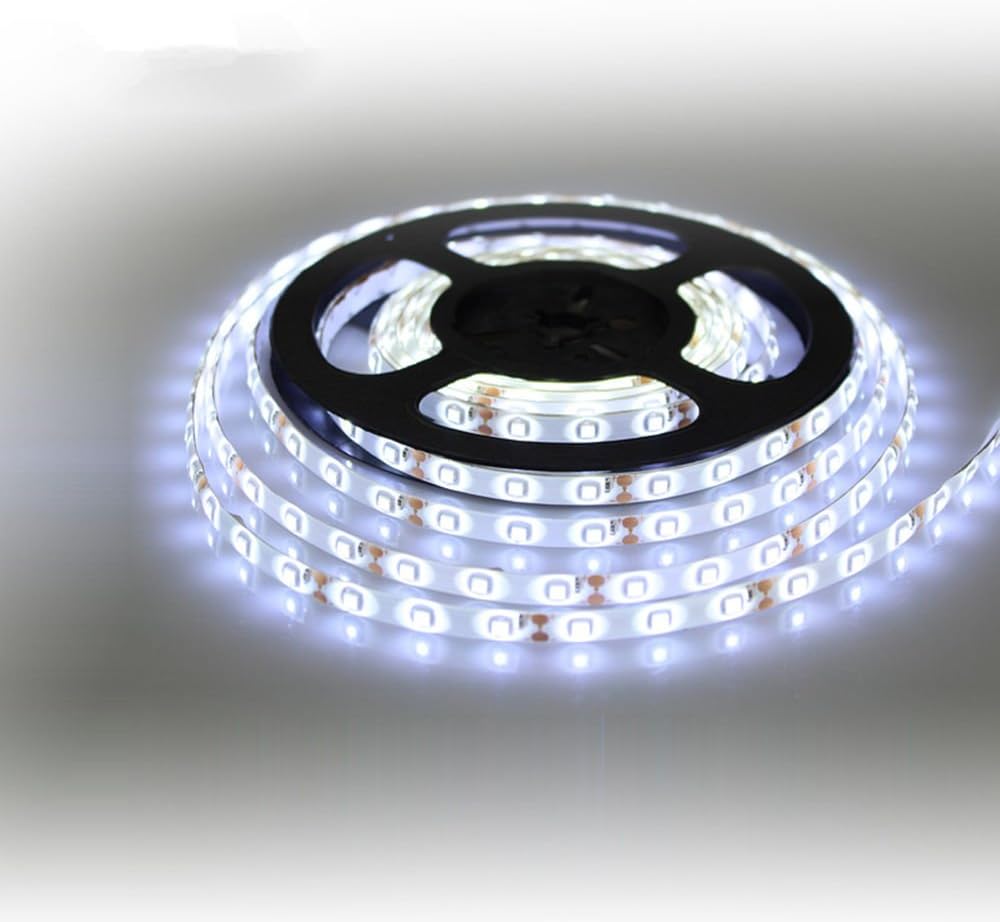SMD 5M LED Strip Light 12V 5m 16.4ft WHITE (SPECIAL) 50PCS CASE LOT PRICE