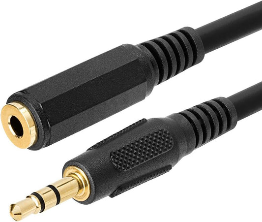 3.5mm Male to 3.5mm Female Stereo Aux Extension Cable