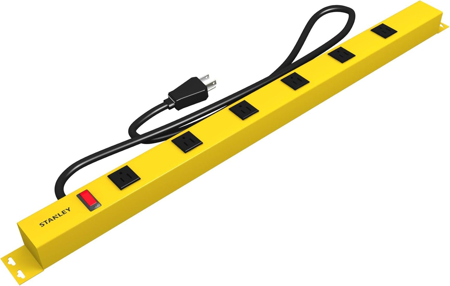 STANLEY 31613 Pro6 Metal Power Bar, Black/Yellow, 1-Pack