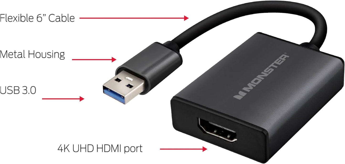 Monster USB 3.0 to HDMI Adapter