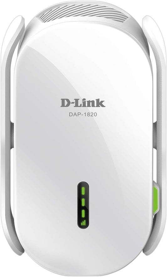 D-Link AC2000 Mesh Dual-Band Wi-Fi 5 Range Extender (DAP-1820) - White