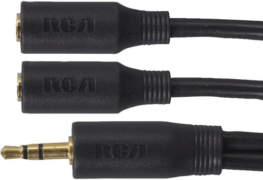 RCA Stereo Headphone Y-Adapter
