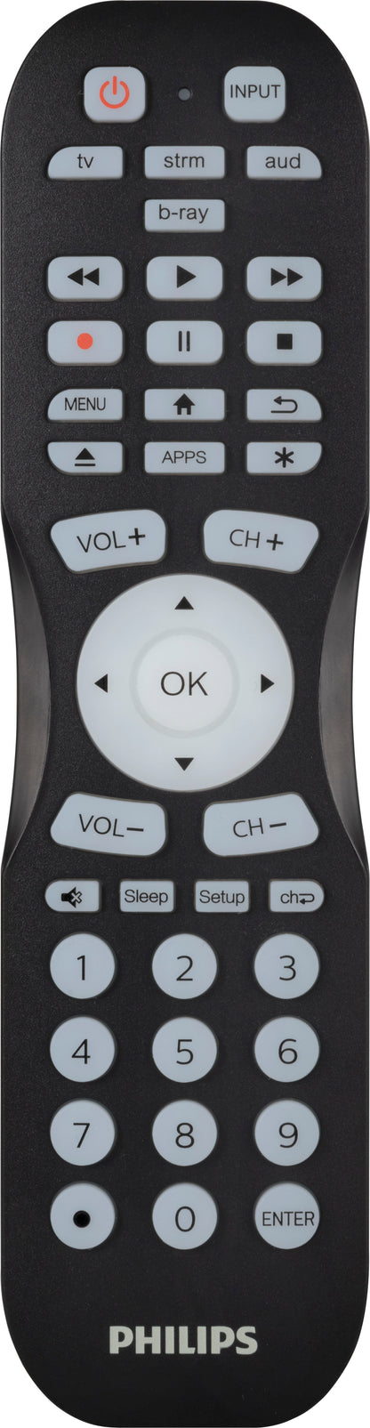 Philips - 4 Device Universal Remote Control Bluetooth Programmable