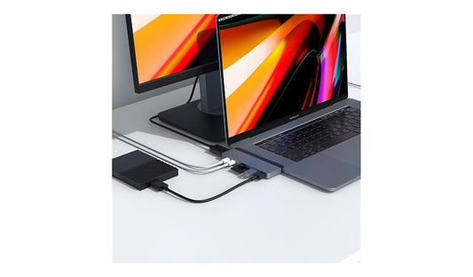 Hyper DUO 7-in-2 USB-C Hub HD28C-GRAY