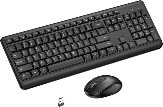 Wireless Keyboard & Mouse Combo - Model: GK701 - BLACK