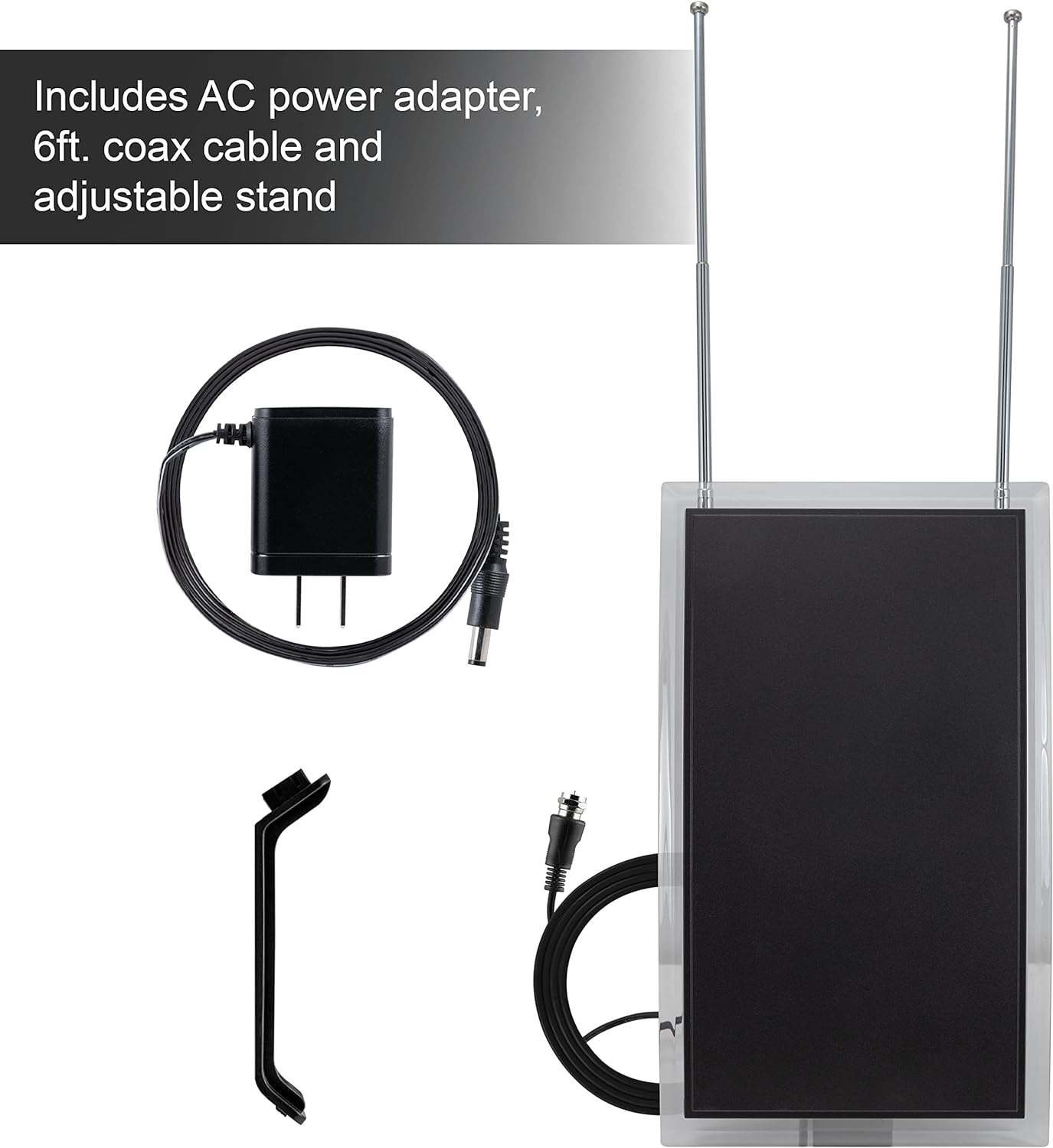 GE Digital Indoor HDTV, Amplified Long Range Antenna 34134