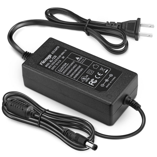 DC 12V 3A Power Adapter, 100-240V AC to DC 12V 3A 36W Power Supply HC-1236
