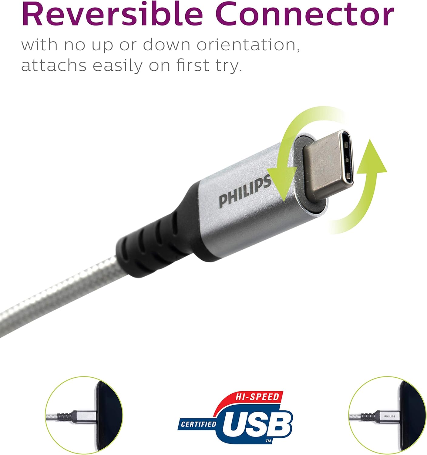 Braided USB-C Fast Charging Cable with Lightning Connector