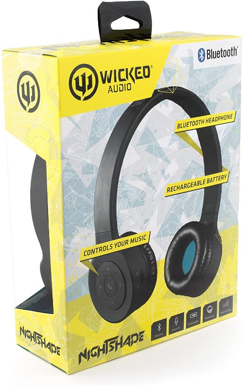 Wicked Audio WIBT550 Nightshade Bluetooth Headphone