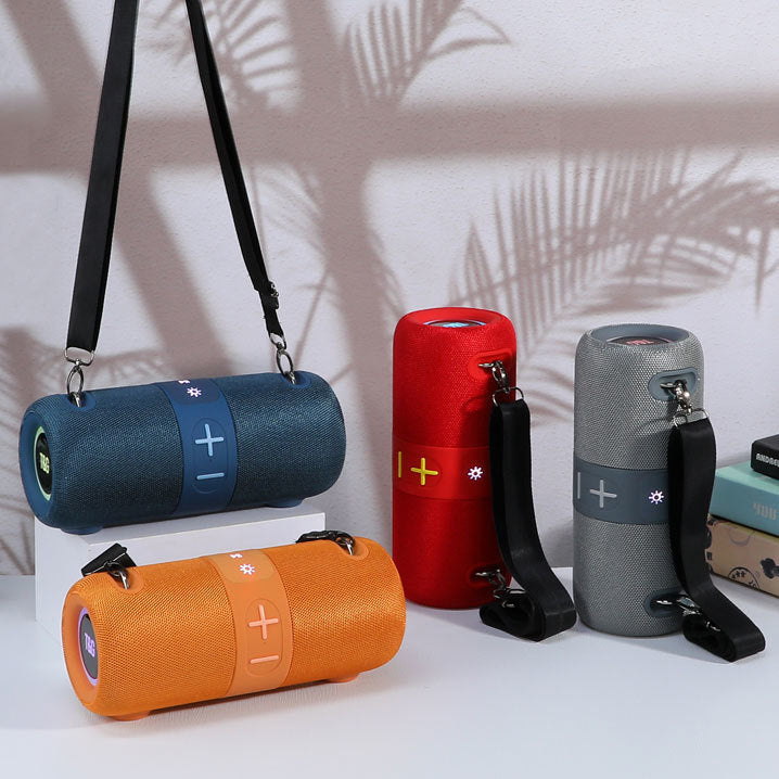 Outdoor Portable Subwoofer Bluetooth Speaker Support TF Card(Black) TG-672