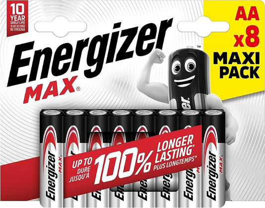Energizer MAX Alkaline AA Batteries, 8PK 426616