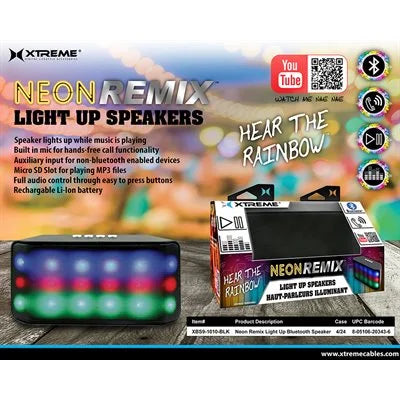 Xtreme Neon Bluetooth Light Up Speaker
