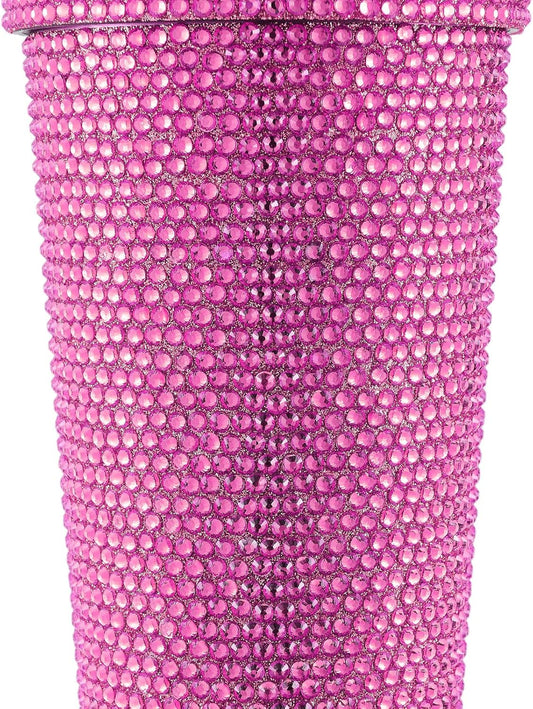 24 Oz Studded Bling Tumbler Glitter Water Bottle BW-HW-WB-118-AC