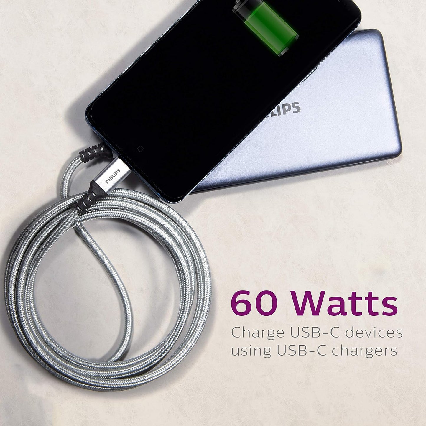 Braided USB-C Fast Charging Cable with Lightning Connector