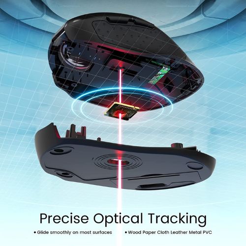 CA57BN - MOUSE OPTICAL WIRELESS 2.4GHZ ERGO GRIPS