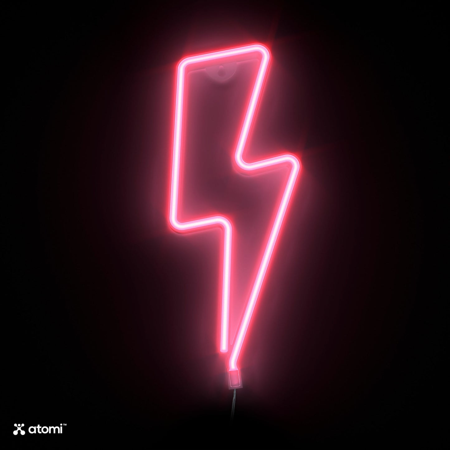 Atomi Pink Bolt Neon Light