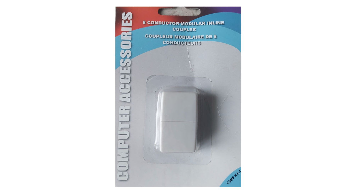 RJ45 Coupler Cat6 Ethernet Inline Connector Female to Female,