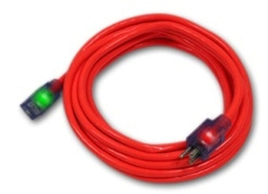 14/3 35 Foot Extension Cord RED Single-Ended