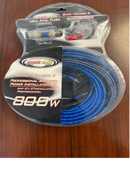 800W Professional Car Amplifier Install Kit 862246