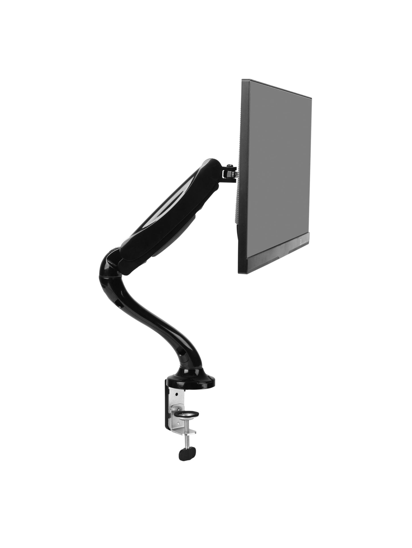 Brateck Single Monitor Interactive Single Counterbalance LCD VESA Desk Clamp and Grommet Mount for 13''-27'' LCD Monitors