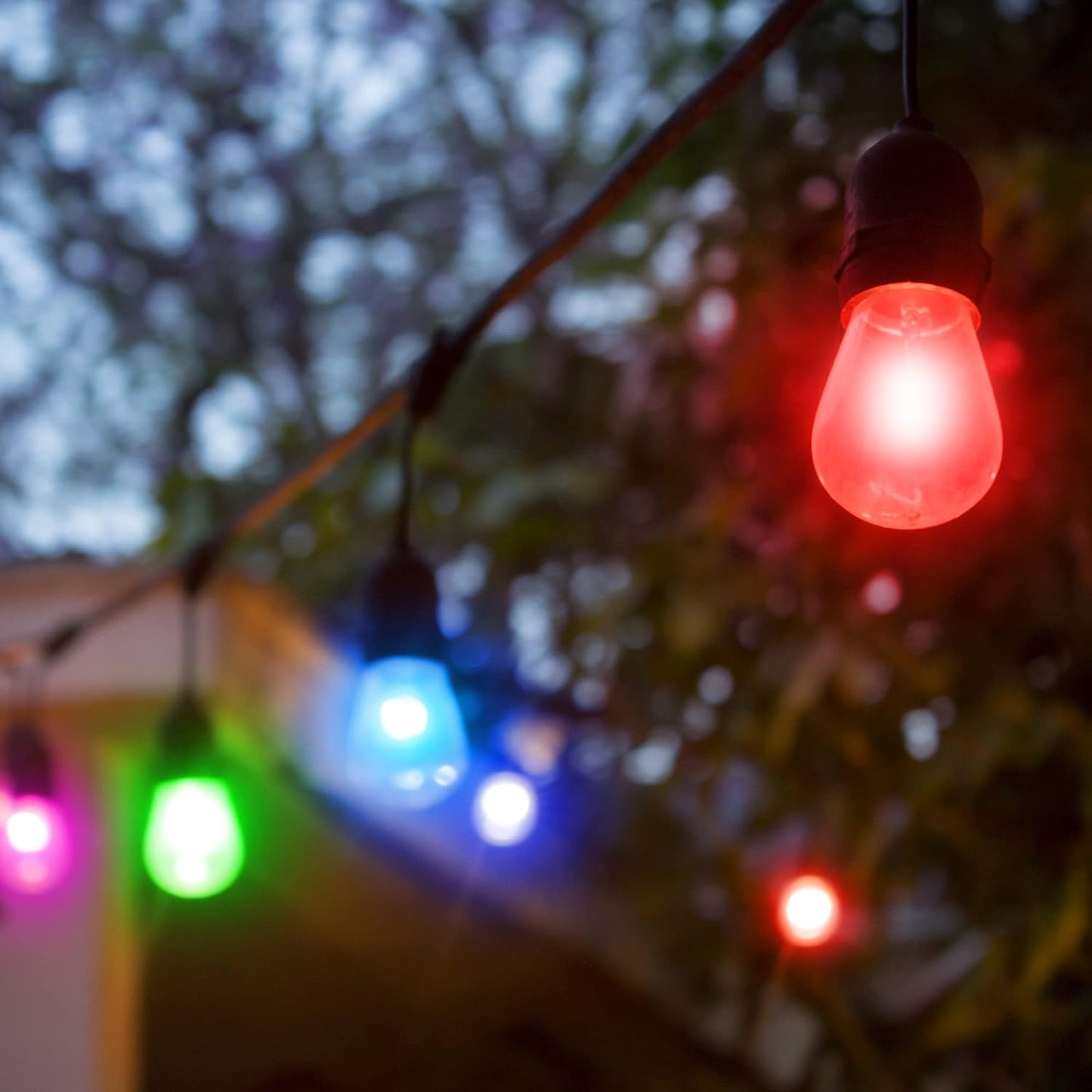 Monster Smart 35ft Bistro+ Patio LED RGB String Light,