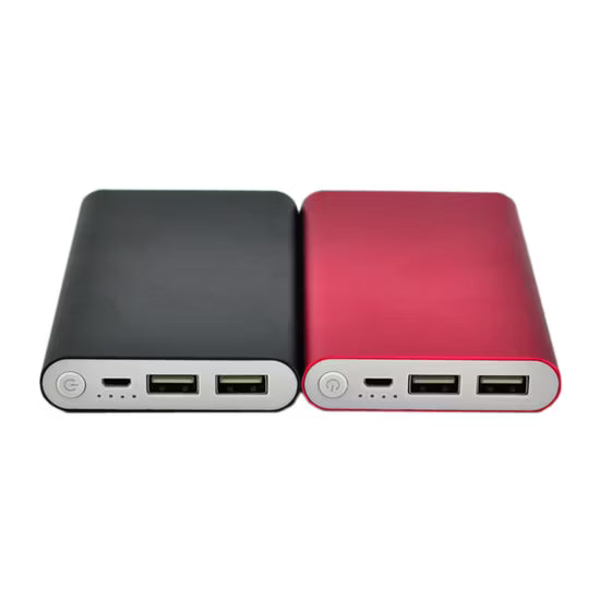 Metal Backup Battery Private Portable Mobile Power Bank 6000mAh Charger Power Supply