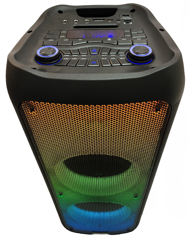 High power 10″x2 Bluetooth 1500W speaker with TWS- SF-2500