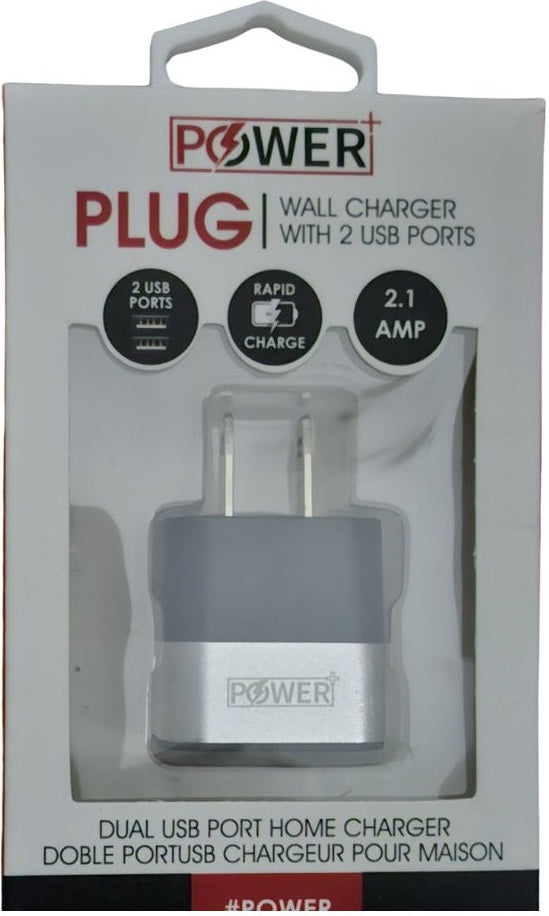 2.1A Dual USB-B Ports fast charging