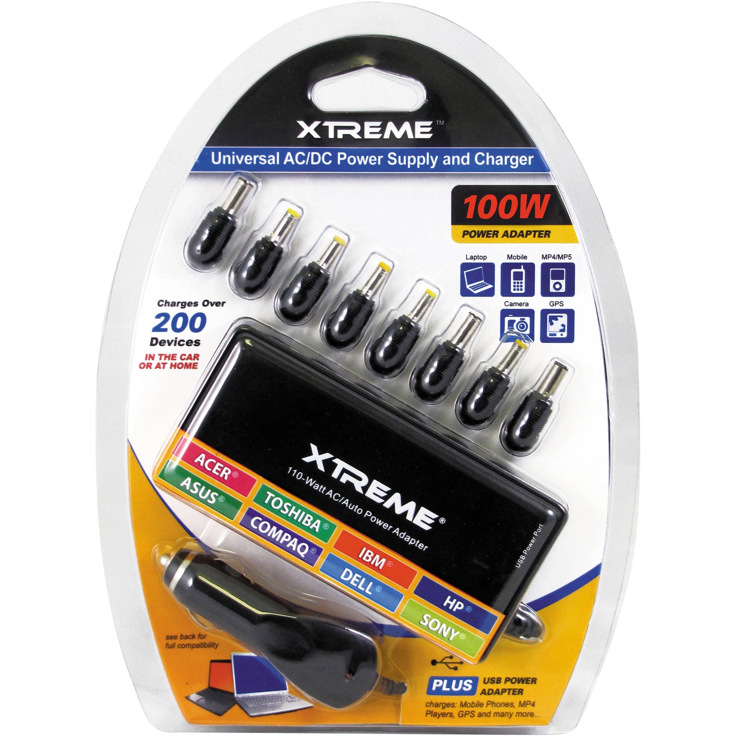 ADAPTATEUR D'ALIMENTATION POUR ORDINATEUR PORTABLE AC-DC 100 W