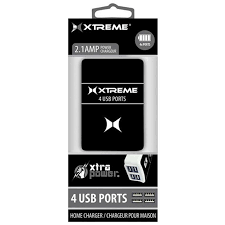 CHARGEUR MAISON USB 4 PORTS 2 AMP BLANC