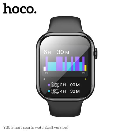 HOCO Y30 Smart Sports Watch (Call Version) -Black