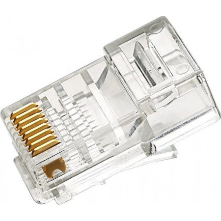 EZ-RJ45 8P8C Pass-Through Connector for CAT5, CAT6 - 100PC