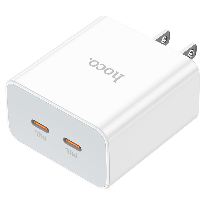 Travel Type-C Dual Port Wall charger Fast Charger” PD35W