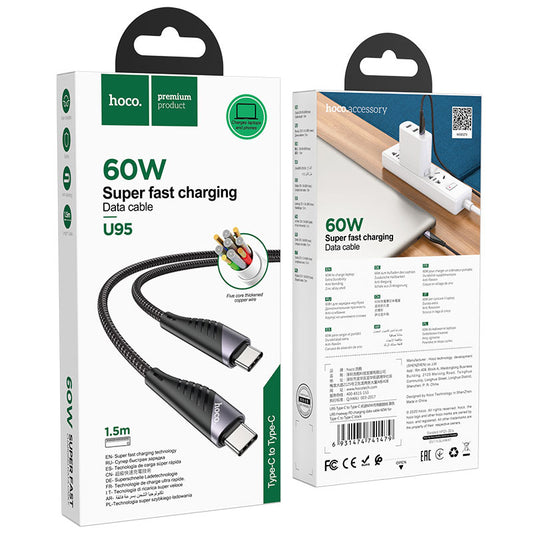 Hoco 60W Super Fast Charging Data Cable U95