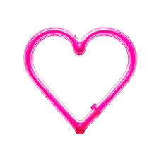 LED Neon Heart Sign, Love Hearts Neon Light for Girls Pink Room Bedroom Dorm Décor TWS1-1004HRT