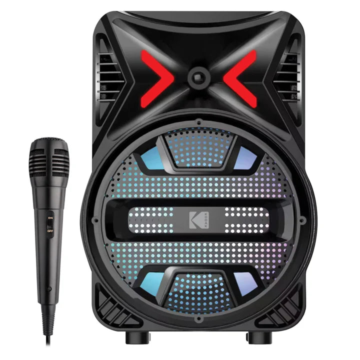 KODAK 8" BLUETOOTH SPEAKER WITH MICROPHONE,USB/MICRO SD INPUTS