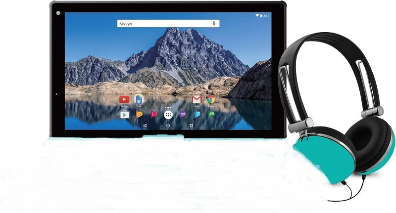 EMATIC 10.1" QUAD-CORE TABLET Including Headphone