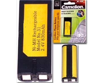 TÉLÉPHONE SANS FIL PRO-STYLE 31 BATTERIE RECHARGEABLE NI-MH 2AAA