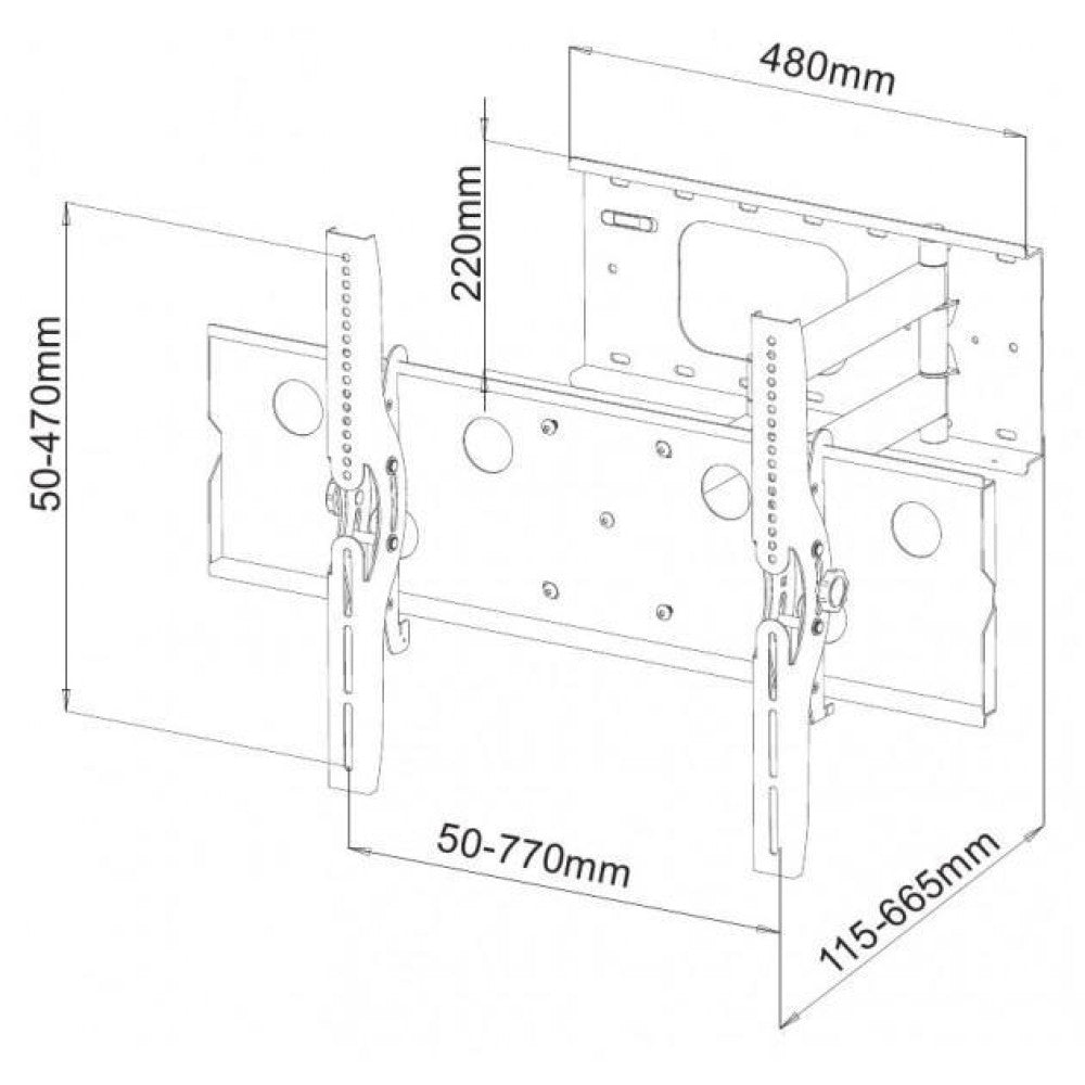 Universal Plasma/LCD Ceiling Mounts (PRO-64-1109B)