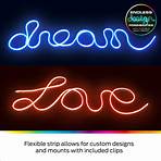 6.5ft Sound Reactive Neon Flex+ Light and 3D Memory Wire Core, Make Custom Shapes/Words -MLB7-2044-RGB