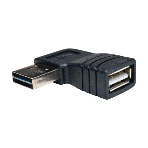 ADAPTATEUR USB 2.0 À ANGLE DROIT À 90 DEGRÉS (USB AM - USB AF)