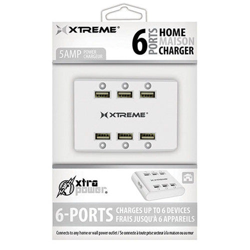 6 PORT USB HUB WITH POWER 5A